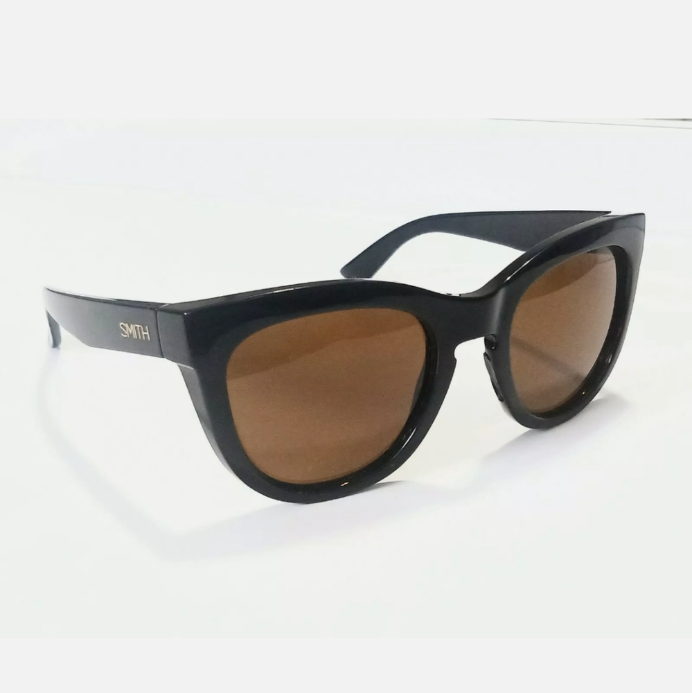 SMITH Sidney Sunglasses Black Polarized Cat-eye Women